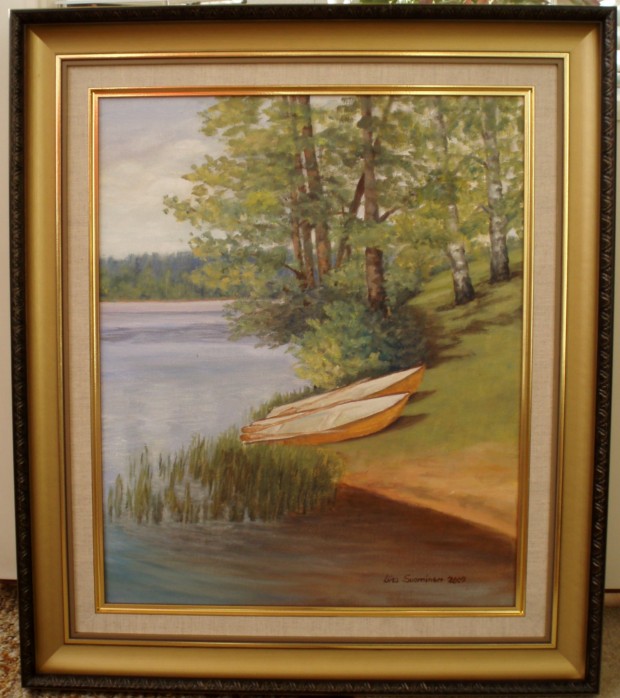 Lehmirannan rantaa, 46x38